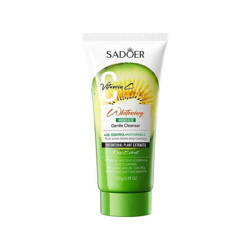 SADOER VC Cleanser - Amino Acid Gentle Cleansing, Whitening & Anti - Wrinkle, 4 Variants (Kiwi/Citrus/Grapefruit/Lemon) 150g_voghion.com