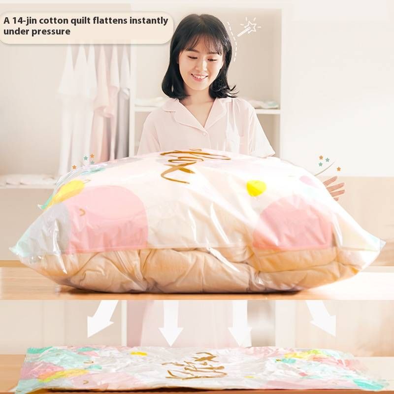 Vacuum Storage Bags With Hand Pump – Space-Saving, Dust-Proof Compression Bags For Clothes, Blankets & Travel (4 Sizes: X-Large To Small)​_voghion.com