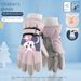 Guanti da neve per bambini con stampe divertenti - Guanti invernali impermeabili e caldi per bambini e bambine (S/M/L) - Perfetti per sciare e giocare sulla neve_voghion.com
