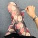 Mesh Leggings For Women Summer Thin Elastic High Waist Colorful Bohemian Skinny Printed Pants_voghion.com