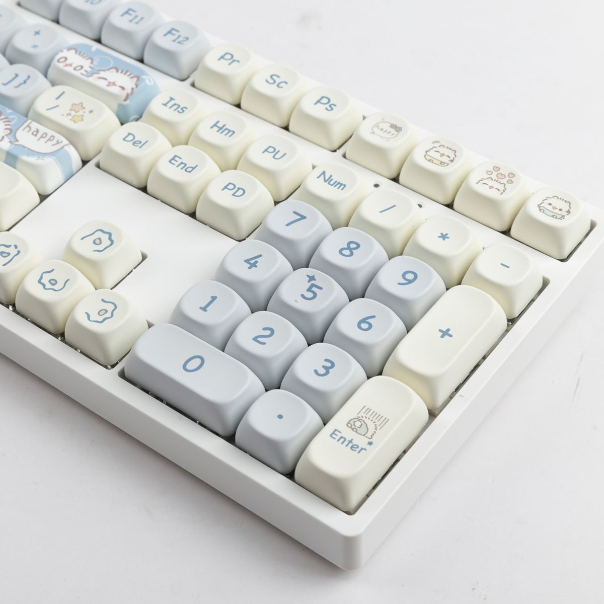 108 With Column Generation Group Finished Nical Keyboard Full Key Wired Three-Model Kit RGB Mahjong Sound Mute Peach_voghion.com