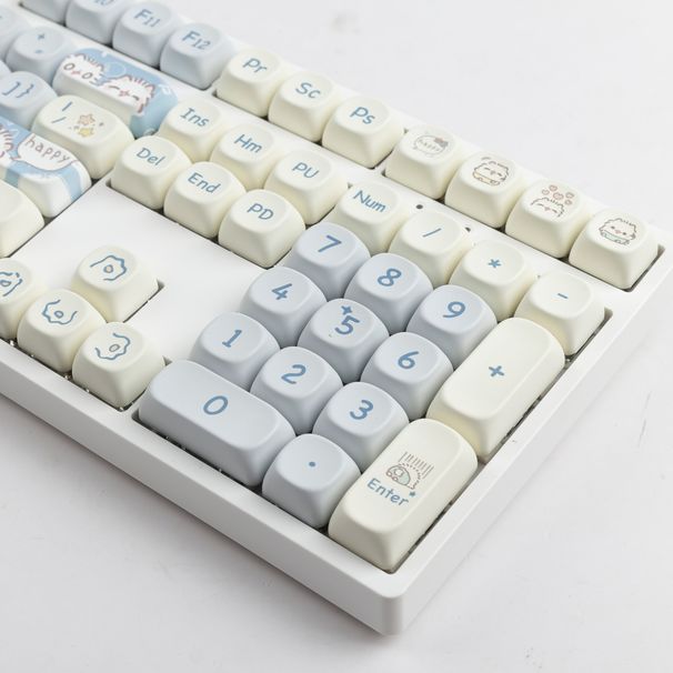 108 With Column Generation Group Finished Nical Keyboard Full Key Wired Three-Model Kit RGB Mahjong Sound Mute Peach_voghion.com