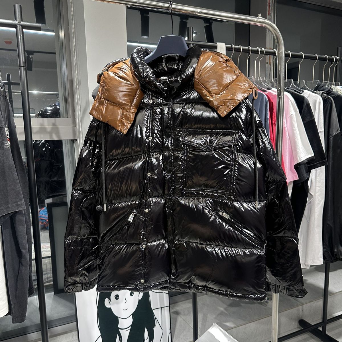 Dujia Correct Version M Home 2024 Nuovo piumino versatile unisex con design patchwork_voghion.com