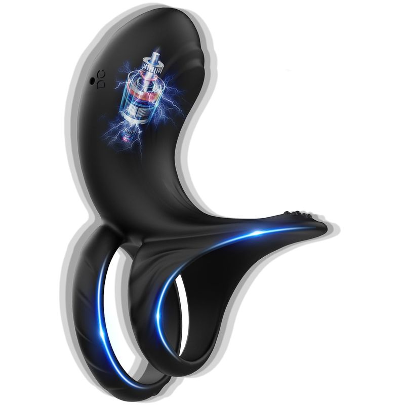 Giocattoli sessuali AMOVIBE per coppie, anelli vibratori con 10 modalità di vibrazione intensa, vibratore maschile a doppio anello per erezioni più lunghe, più dure e più forti, I_voghion.com