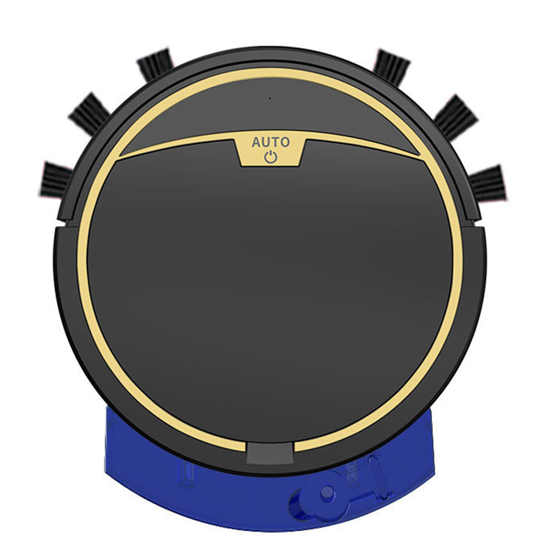 Aspiradora robot para limpieza en seco y húmedo, de doble propósito, con depósito de agua, control remoto, temporizador, inteligente, para alfombras_voghion.com