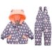 Winter-Daunenjacken-Set für Kinder – Kapuzenmantel mit Cartoon-Aufdruck und abnehmbarer Hose, weiche Füllung aus Entenfedern für Jungen und Mädchen (80–100 cm)_voghion.com