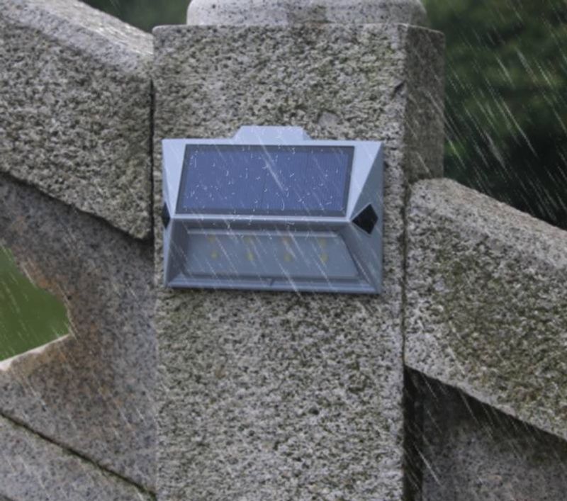 Solar Lights Outdoor Garden Lights Automatically Light Up At Dark Household Waterproof Wall Lights Garden Solar Stair Lights_voghion.com