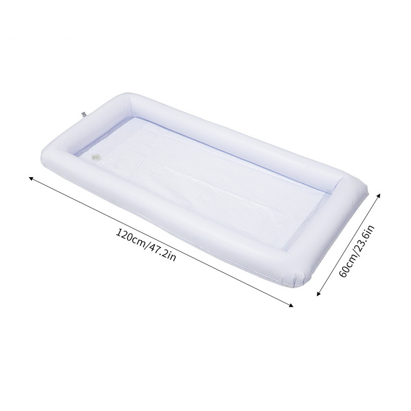Inflatable Floating Cooler Bar Party Drink Fruit Tray With Ice Compartment Rectangular Pool Float Cooler For Beach Parties Boat Trips_voghion.com