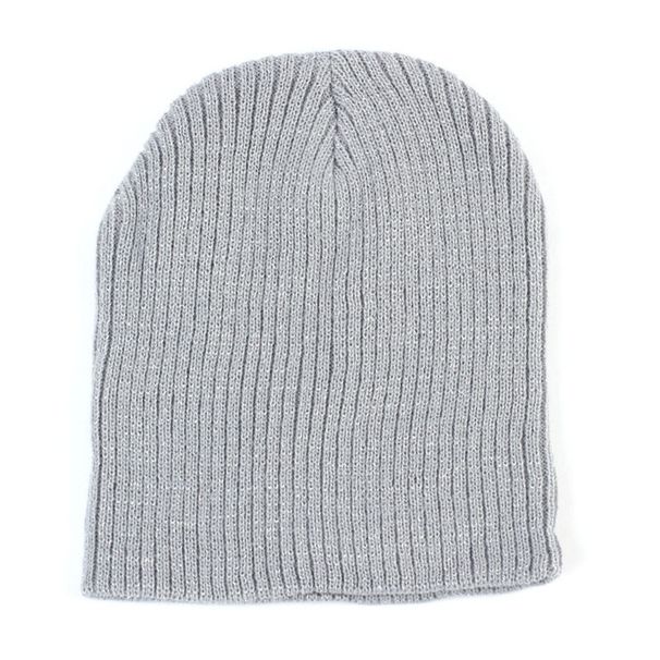 Gorro con banda para la cabeza cálido de otoño/invierno de rayas de lana de seda plateada y multicolor, corto y largo para mujer_voghion.com