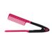 Pettine a clip a forma di V per parrucchieri, pettine lisciante per capelli domestico_voghion.com