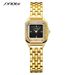 Women's watch sinobi women's watch women's light luxury business commuting small square watch diamond watch waterproof watch_voghion.com