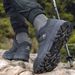 Yuekun Herren Wanderschuhe Wasserdicht Rutschfest Verschleißfest Frühling Und Herbst Outdoor Leicht Atmungsaktiv Professionell_voghion.com