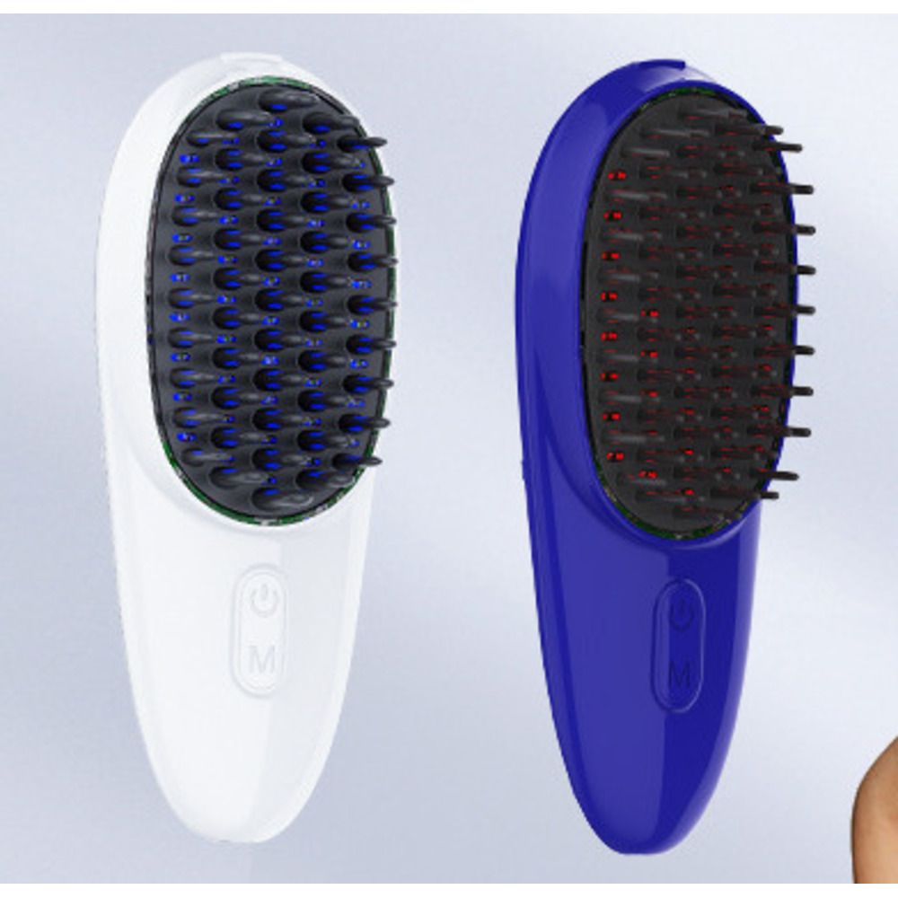 Aplikátor na pokožku hlavy, elektrický masážní přístroj, zařízení pro růst vlasů, hřeben s červeným světlem, hnětací masážní přístroj_voghion.com