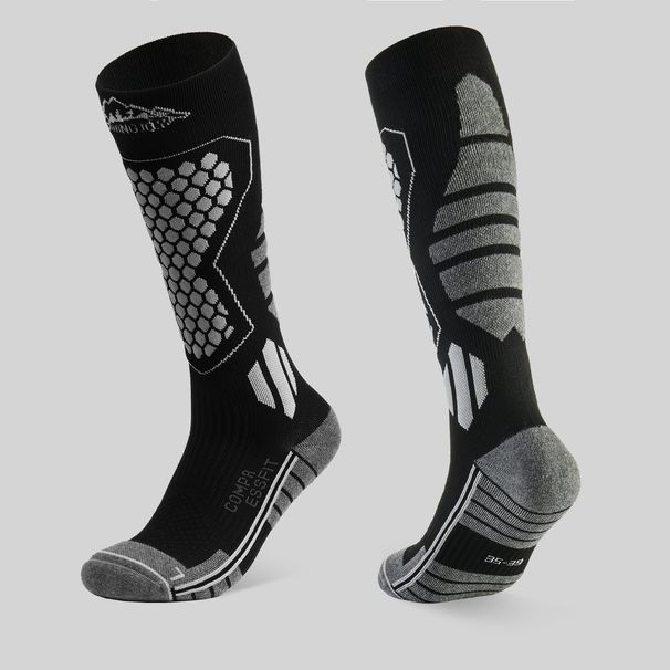 Professional Compression Ski Long Tube Outdoor Sports Cycling Running Skiing Thickened Warm Cold-Proof Snow Socks_voghion.com