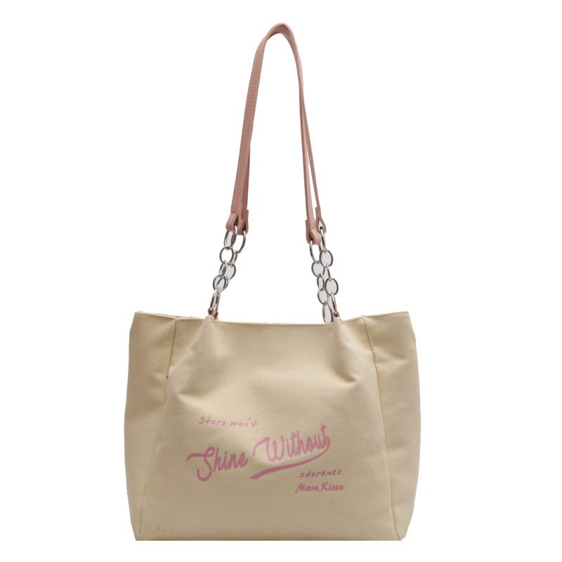 03 Nei Canvas Meedercher Kette Advanced Sense Trend Portable Tote Bag Pendelen Einfach a grouss Kapazitéit_voghion.com