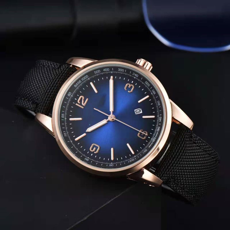Montre à quartz Laojia pour homme avec bracelet en cuir_voghion.com