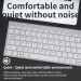 Mouse Bluetooth 5.0 2.4G Combo Rechargeable Full Size Wireless Keyboard For Notebook Laptop Tablet IPad PC_voghion.com