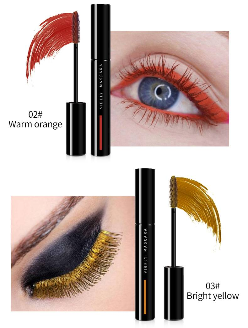Color Mascara Volumizing Volumizing LengthEning Volumizing Waterproof Mascara 5 Colors_voghion.com