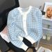 Women's Clothing Knitted Jacket Short Sweater Cardigan For Outer Wear_voghion.com