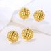 Women's Jewelry Elegant Checkerboard Zircon And Pearl Stainless Steel Earrings For Women, Hypoallergenic & Stylish Geometric Design_voghion.com