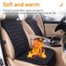 SEAMETAL Plush Car Coer Soft Vehicle Seat Cushion With Backrest Pad Anti Scratch Chair Protector Uniersal For Sedan_voghion.com