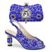 High heel broken diamond round head fish mouth clasp sandals with diamond bag light luxury and elegance_voghion.com