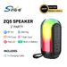 SING-E ZQS-L09 2025 New Creative Audio RGB Colorful Transparent Simple Wireless Bluetooth Speaker_voghion.com
