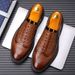 Voyage Cross-Border Dropshipping 2025 Primavera e Autunno Retro British Low-Top Genuine Derby Uomo Suola Spessa Casual Pelle_voghion.com