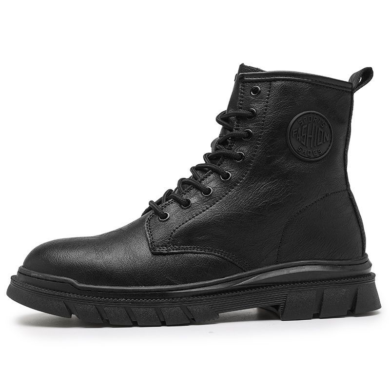 Genuine leather Martin new high grade hine tool boots men's shoes_voghion.com
