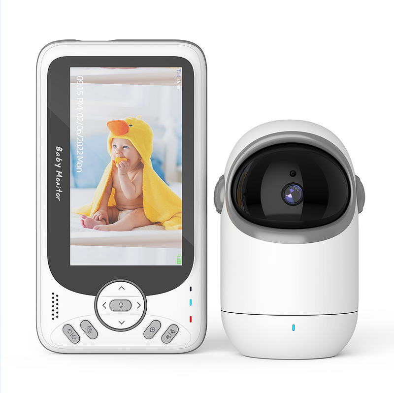 PSVB801 Baby-Bewegungsmelder, Fernkamera, VOX-Musik, Temperaturüberwachung, 4,3-Zoll-LCD, Zweiwege-Audio, HD 480 x 272 Pixel, 2,4 GHz, Kinderkamera_voghion.com