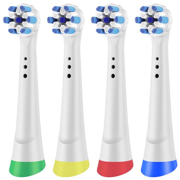 Lot de 4 têtes de rechange pour brosses à dents électriques Oral-B IO Series, recharges professionnelles pour brosses à dents IO 2/3/4/5/6/7/8/9/10_voghion.com