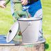 9L Enamel Milk Bucket Ice Bucket With Lid And Handle Rice Container Liquid Container Storage Can For Farm Garden Yard_voghion.com