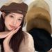 Vendita calda Classico Vintage Berretti per le donne Moda Lana Feltro Cappello Caldo Berretto Nero Marrone Francese Cappelli Autunno e Inverno Berretti da Esterno_voghion.com