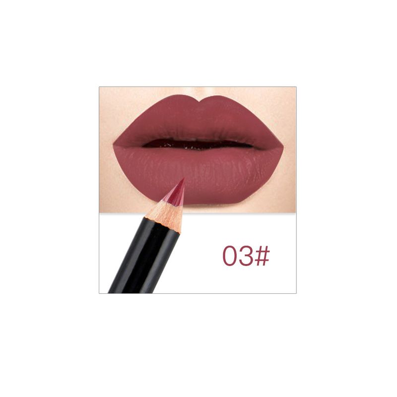 Beat one to threeNude Matte Lipstick Pen Retouching wasserdichter Lippenkonturenstift 12 Farben erhältlich_voghion.com