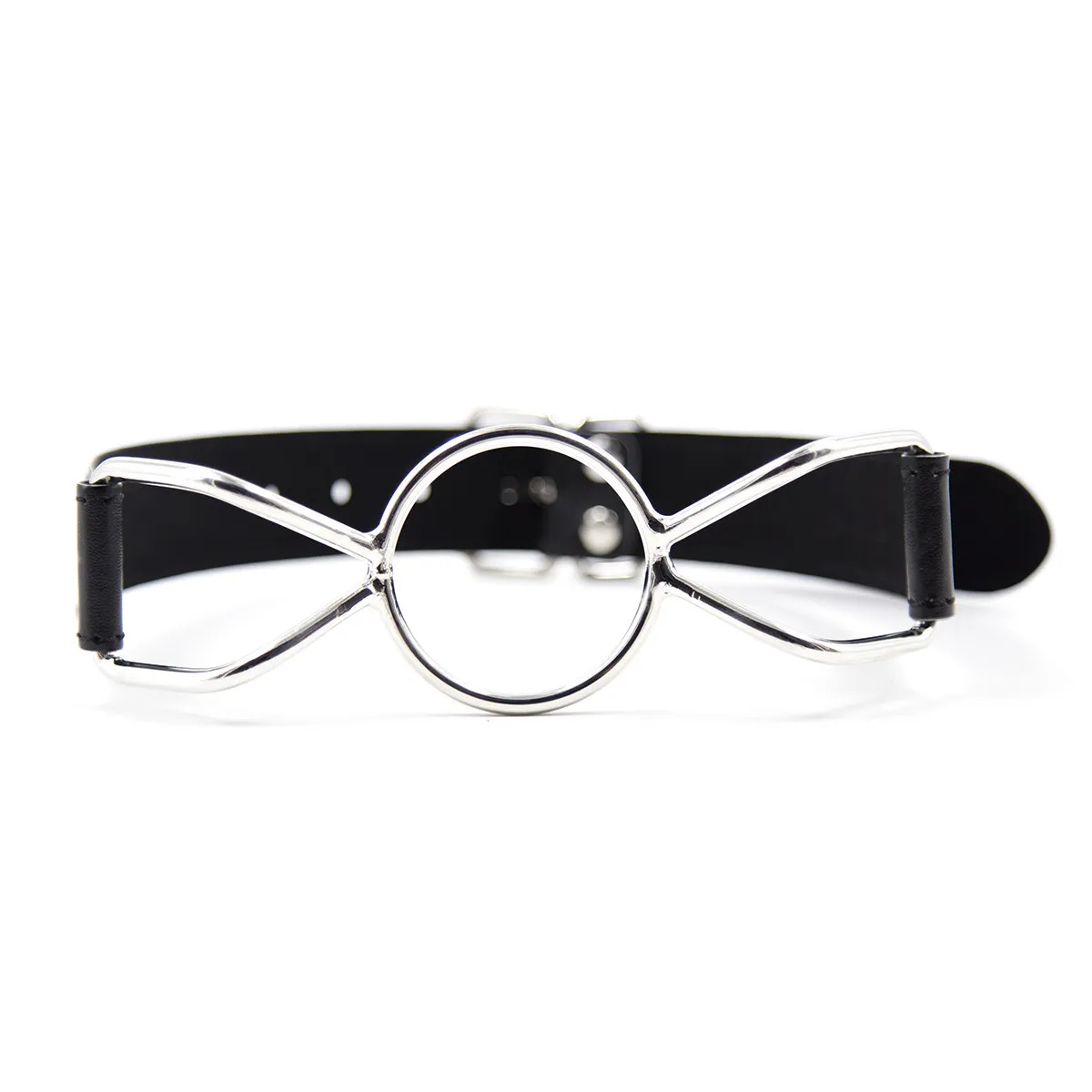 Sex Products Sexy SM Flirting Large Butterfly Ball Gag Leather Gag Couple Sex Special Adult Products Gag_voghion.com