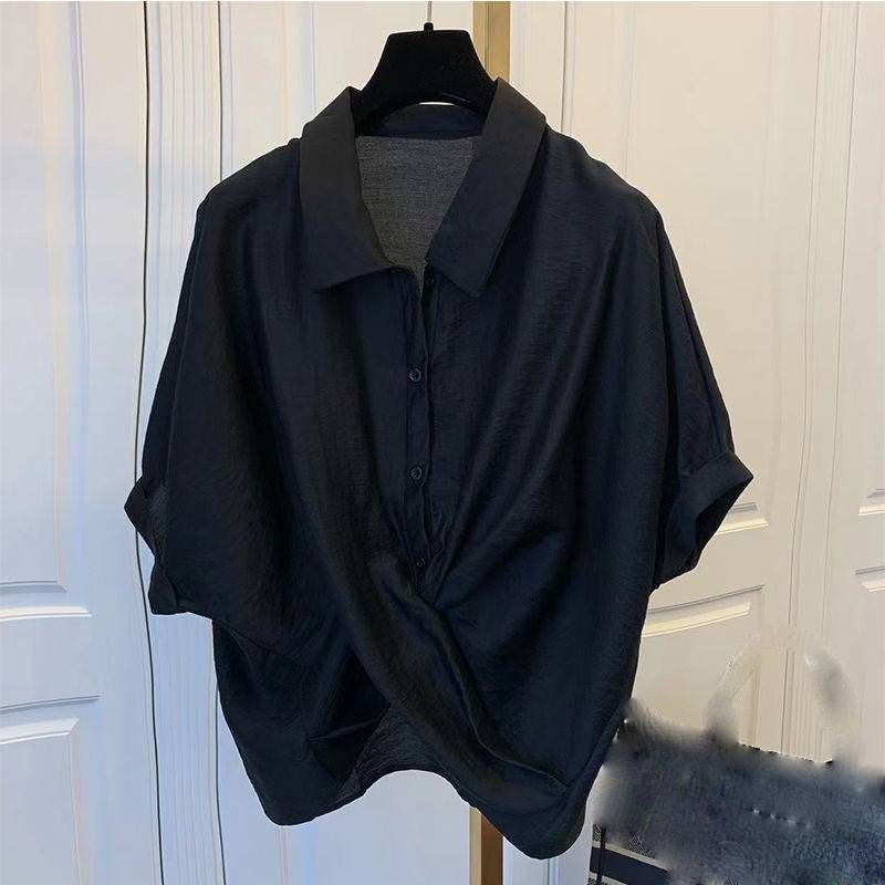 [Baumwolle Leinen] Damenbekleidung Sommer Loose Slim All Match Large Size Design Nischenoberteile_voghion.com