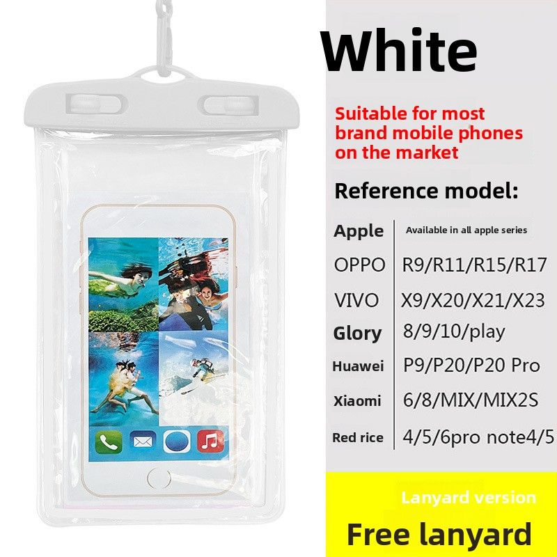 Premium PVC Waterproof Phone Pouch For Swimming & Outdoor Activities - Universal Waterproof Case (Touchscreen Compatible Adjustable Neck Strap)_voghion.com