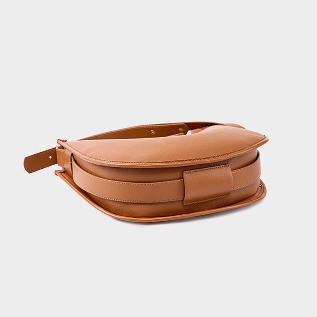 Stylish Slouchy Minimalist Genuine Cowhide Leather Bag - Large Capacity Soft Tote & Bucket Bag For Commute, Shoulder Or Crossbody Carry_voghion.com