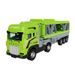 Children Friction Diecast Carrier Truck Transport Car Toy Double-deck Trailer Boy Sound Light Ejection Car Toy For Kids_voghion.com