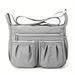 NICOLE & DORIS Women's Cross-body Bags Casual Shoulder Bag Multi Pocket Fashion Satchel Bag Nylon Side Bag_voghion.com