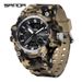 Unisex Digital Analog Sports Watch With Alarm, Dual Time & 50M Water Resistance - Glow-in-the-Dark Dial For Students & Outdoor Enthusiasts_voghion.com