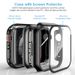 Glass+Cover For Apple Watch case 8 7 6 SE 5 3 iWatch Accessorie Screen Protector Apple watch serie 44mm 45mm 40mm 41mm 38mm 42mm_voghion.com