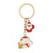 Unisex Christmas style alloy keychain fashion personality exquisite elk snowman Santa Claus Christmas tree snowflake pendant_voghion.com