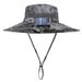 Men's Solar-Powered Cooling Fan Hat - High Wind Speed & UV Protection For Summer Outdoor Activitie_voghion.com