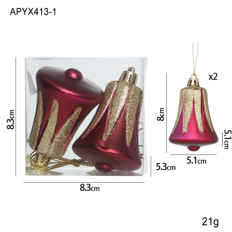 Ensemble de 18 décorations de Noël en plastique métallisé or rose – Décorations à suspendre pour sapin, couronne et décoration de table de fêtes_voghion.com