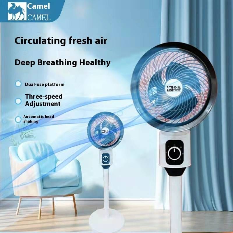 Smart Voice Control Air Circulator Fan With Remote - Oscillating Standing & Desk Fan For Home Office & Dorm​_voghion.com