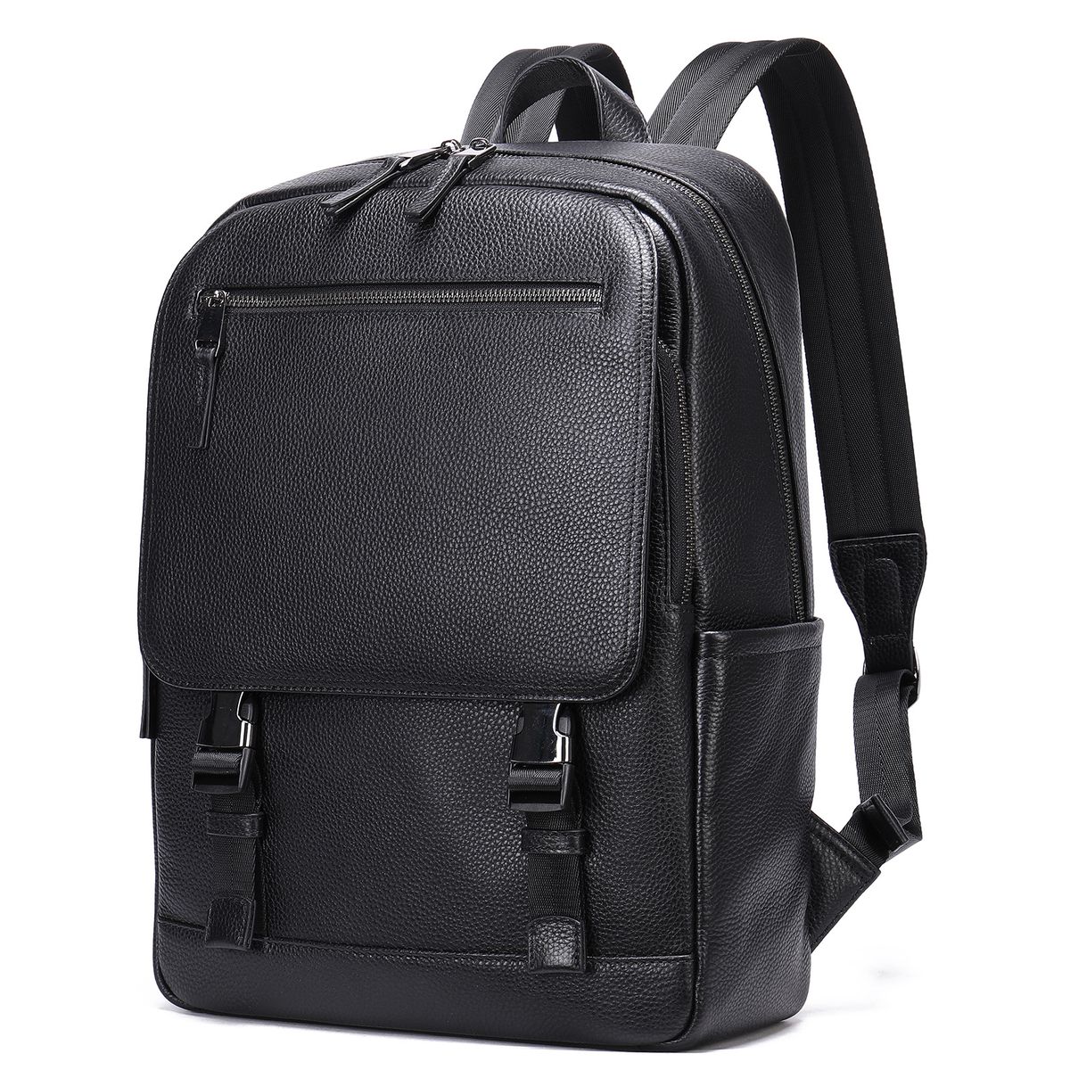 Marant Genuine Leather Backpack Men's Business Travel Computer Backpack First Layer Cowhide Fashion College Student Schoolbag Trend_voghion.com
