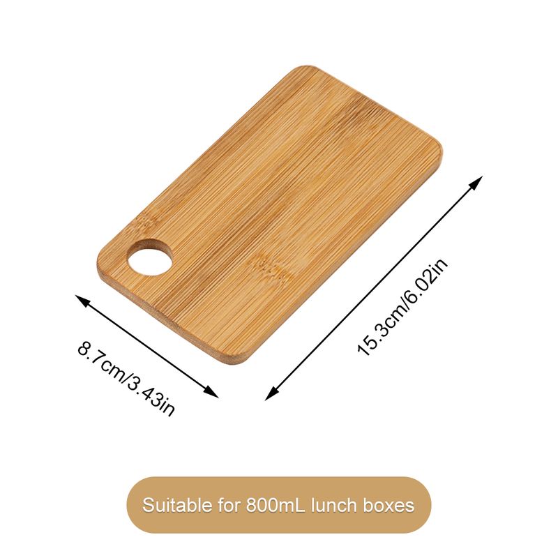 Wooden Cutting Board Mini Fruit Vegetable Chopping Boards Portable Serving Board with Holes for Home Kitchen Camping Block_voghion.com