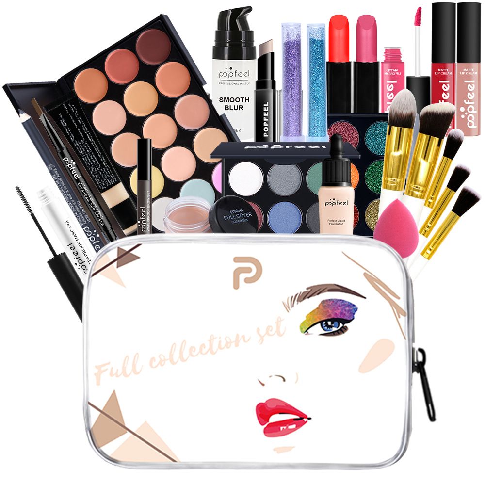 Set di trucco POPFEEL Internet Celebrity Cosmetics Set completo di trucco Combinazione di cosmetici per studentesse_voghion.com