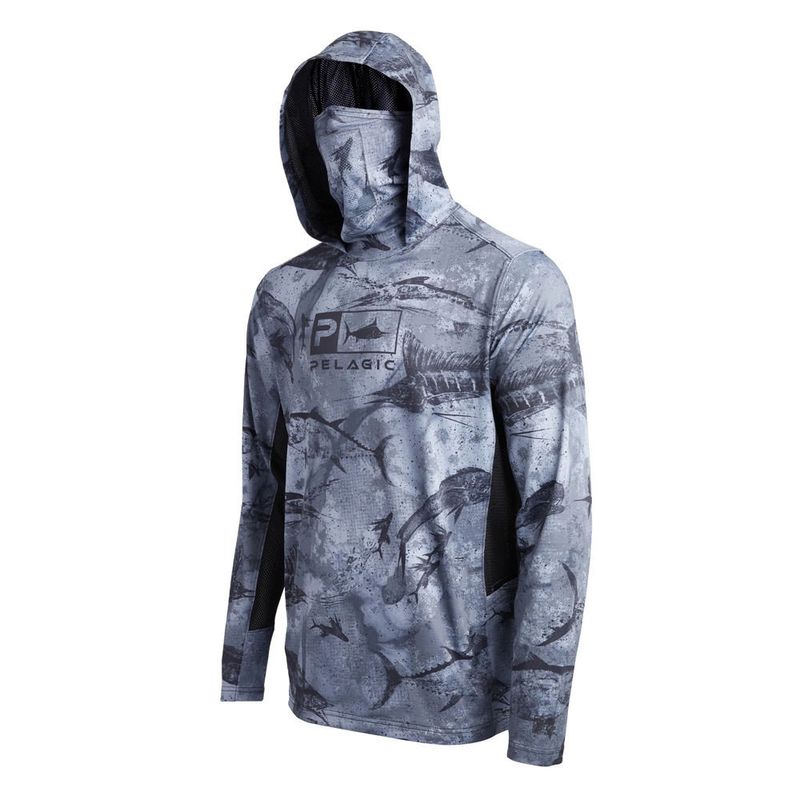 Summer Sun Protection Clothing With Soft And Ultra-thin Ice Silk Covering, Hooded Long Sleeved Top, Sea Competition,_voghion.com